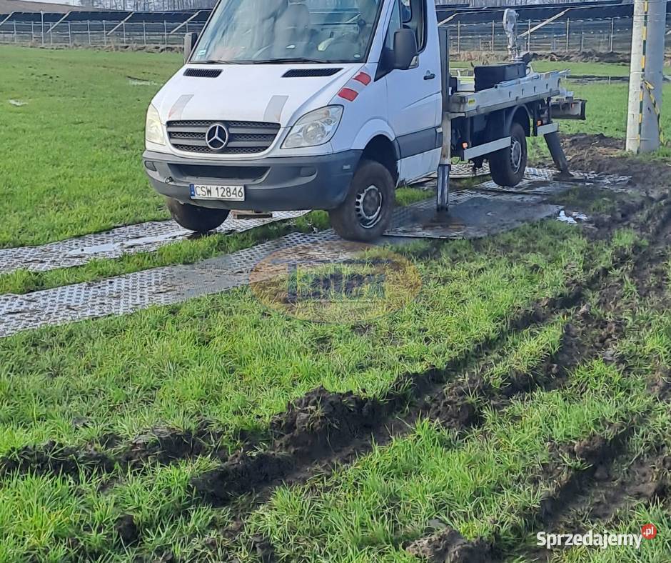 Płyty drogowe z tworzywa sztucznego drogi Luboń