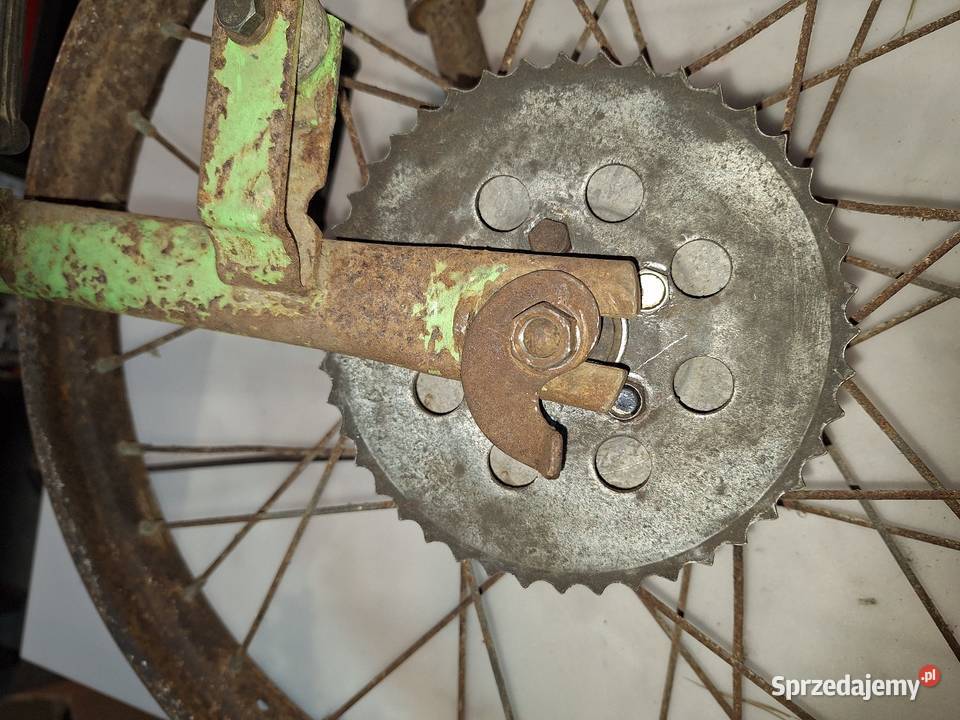 Koło tył wachacz amortyzatory Romet 50t1 2375 Strzyżów