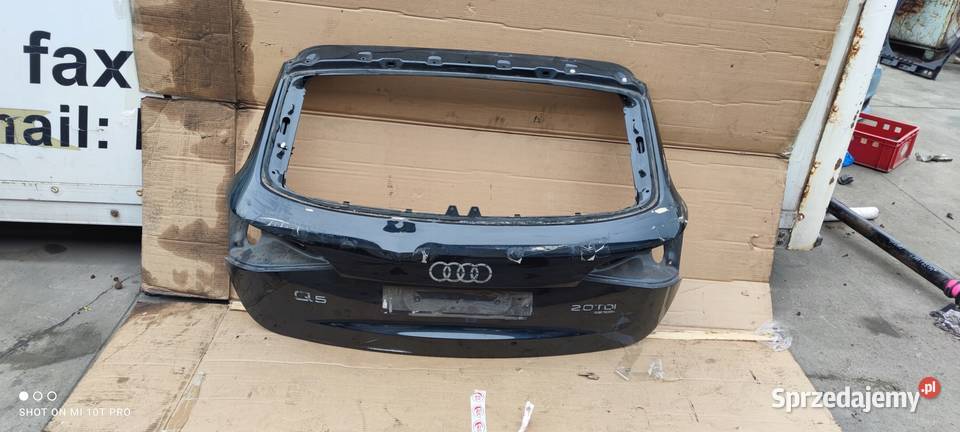 KLAPA TYLNA TYŁ AUDI Q5 8R LZ9Y USZK ORYGINAŁ Przystajń