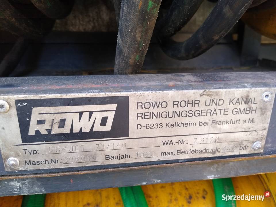 WUKO udrażnianie kanalizacji ROWO ROJET Stargard