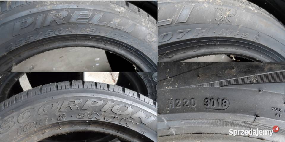 255 55 19 PIRELLI ZIMOWE Nowe scorpion Nowe Brzesko