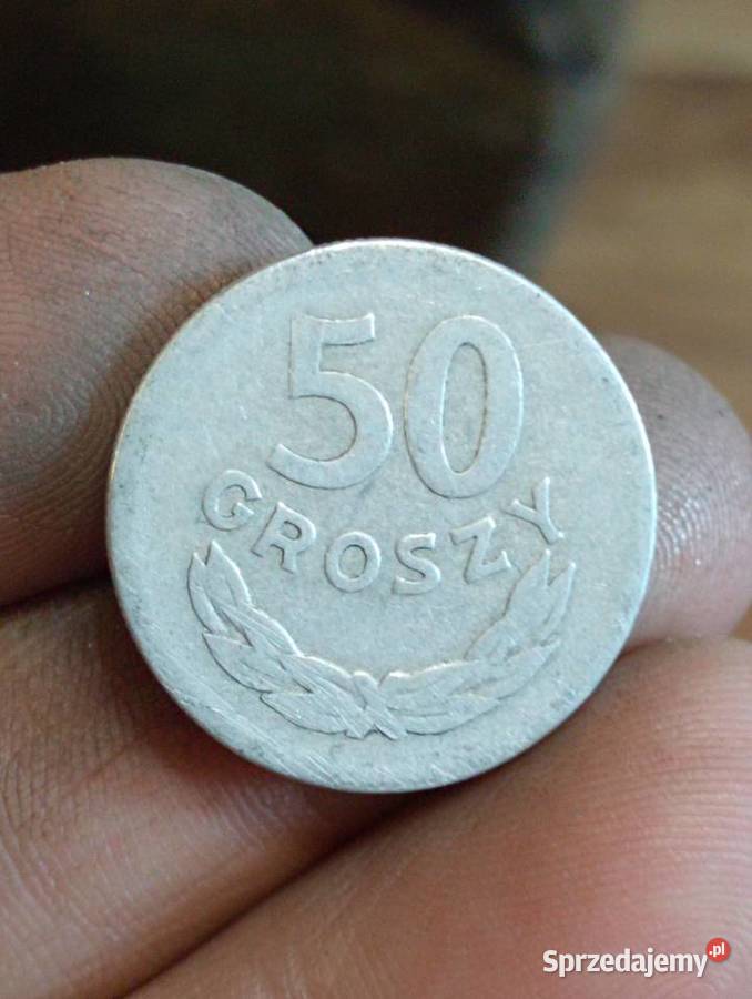 Sprzedam 50 groszy 1957 bez znaku menncicy Chełm