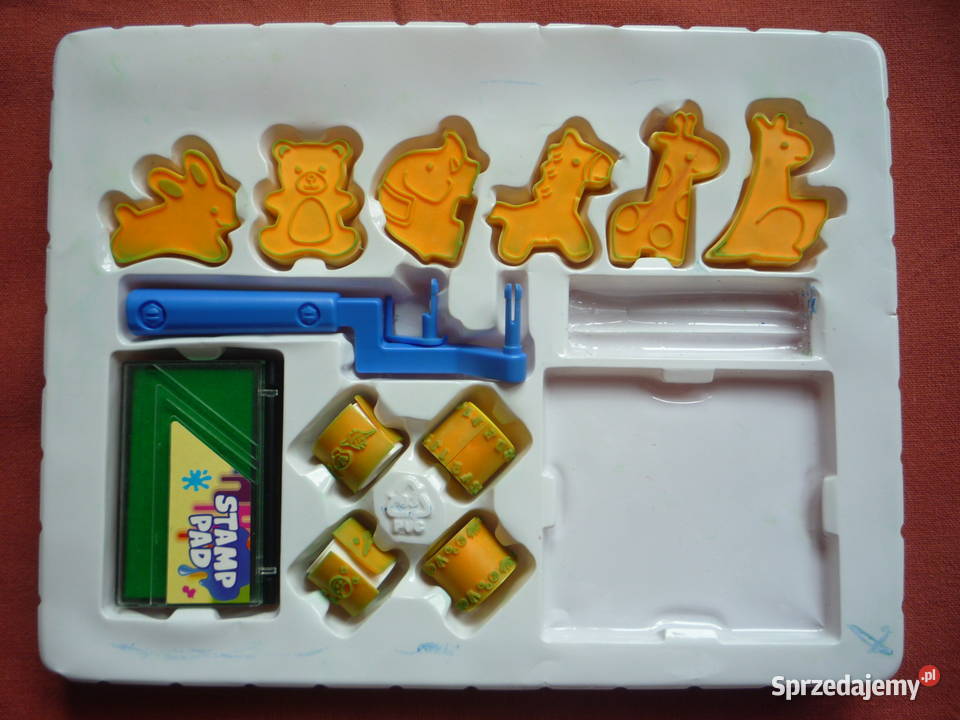 Pieczątki Stempelki Zwierzęta Zestaw