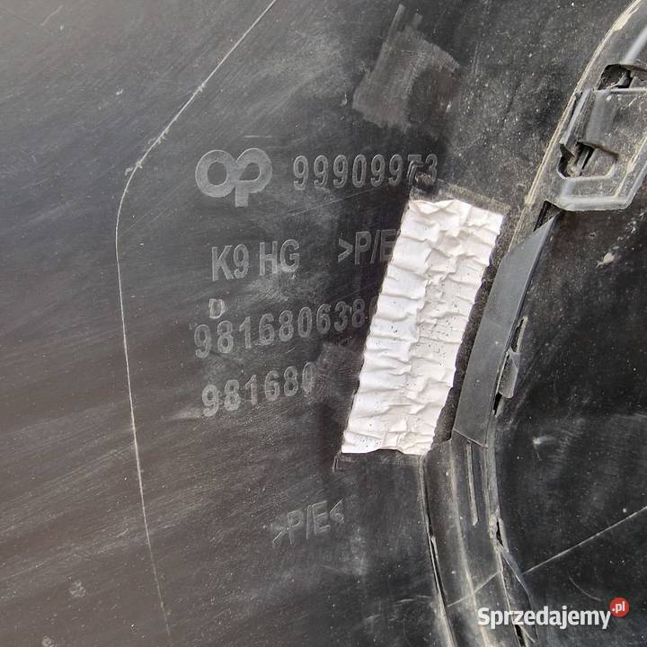 BERLINGO III COMBO E PARTNER IV ZDERZAK TYŁ