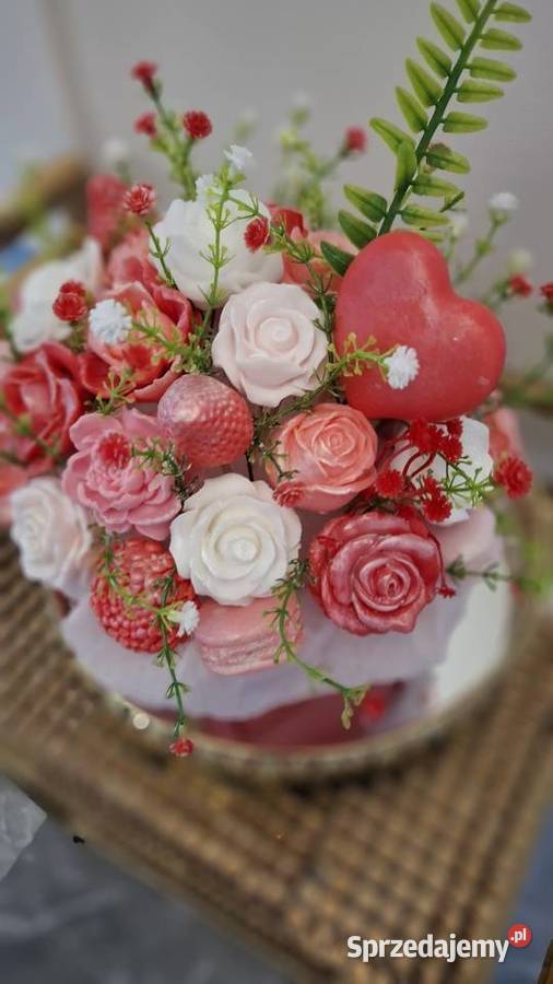 Piekny bukiet z mydła glicerynowego na prezent Warszawa