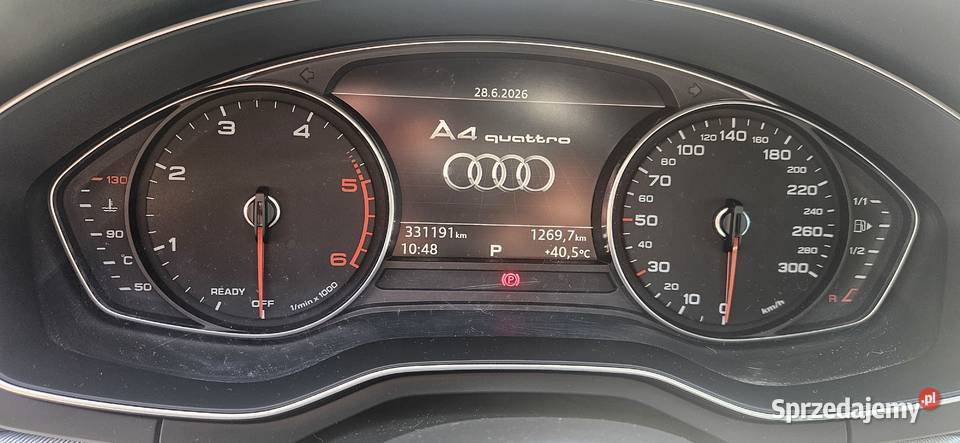 Audi A4 B9Quattro SportLED TYŁ czujnik deszczu łódzkie Radomsko