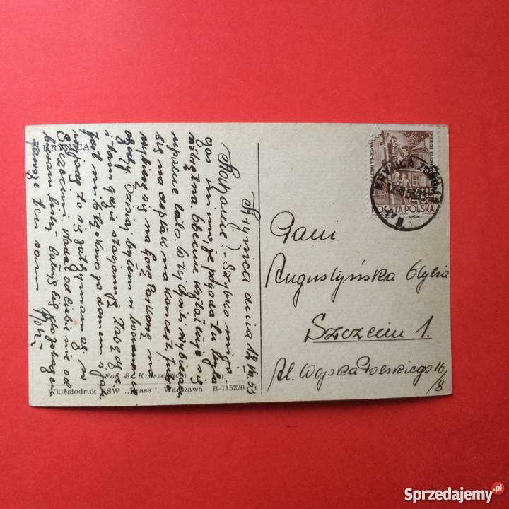 1063 Widokówka Krynica Szczecin sprzedam