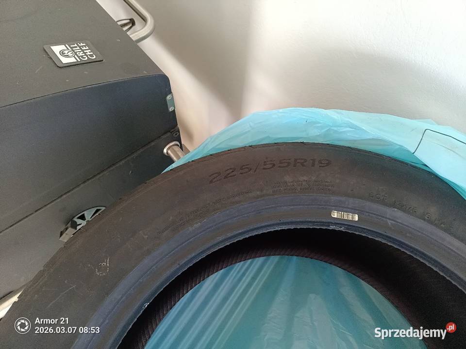 Sprzedam letnie opony Hankook 22555R19 prod opon Ludwinów