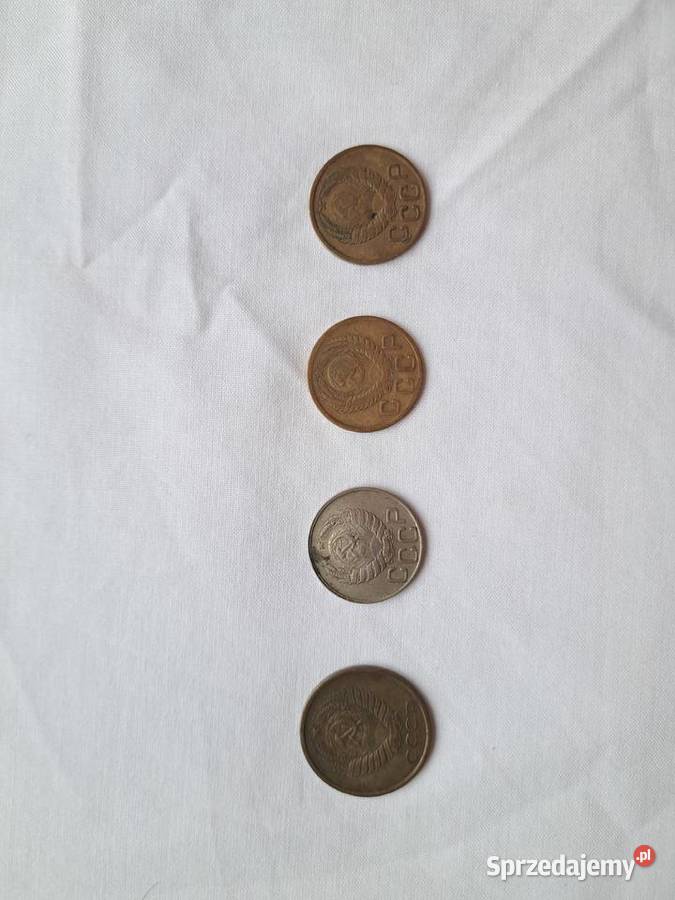 Kopiejki 4 sztuki monet CCCP ZSRR radzieckie do Brzesko sprzedam