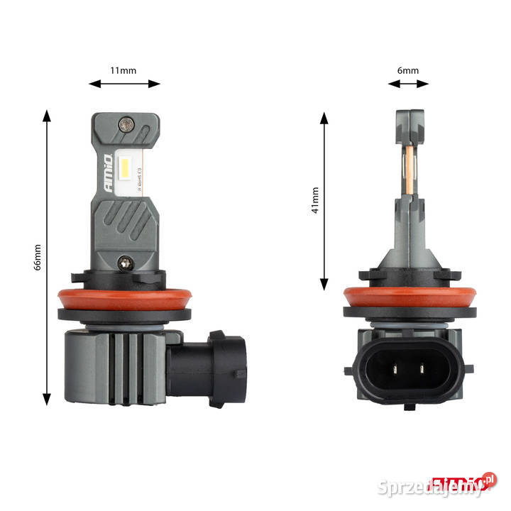 ŻARÓWKI LED AMIO H8 H9 H11 HYBRID CANBUS Akcesoria samochodowe wielkopolskie Gniezno