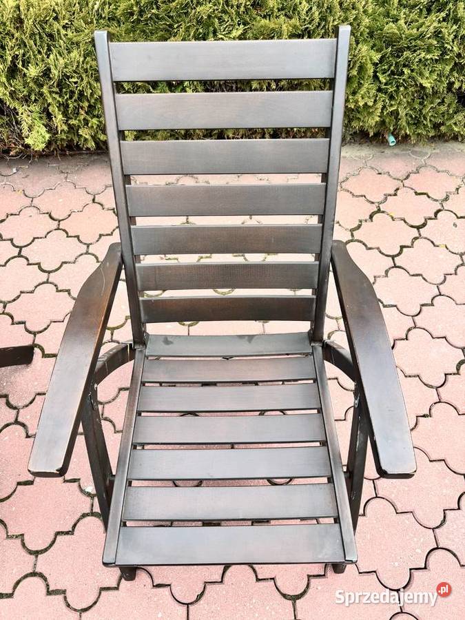 Leżak drewniany ogrodowy na taras brązowy mazowieckie Garwolin sprzedam