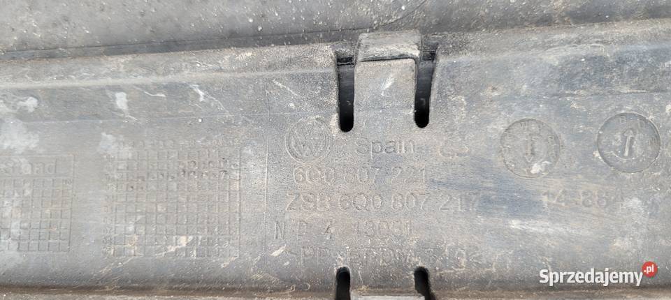 ZDERZAK PRZÓD PRZEDNI VW POLO IV 6Q0 Ruda Śląska sprzedam