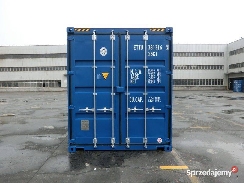 20stopowy niebieski kontener transportowy Wrocławice
