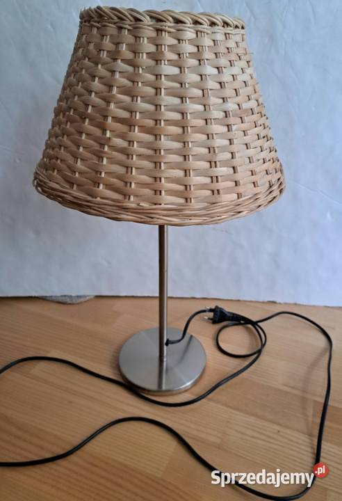 Lampka Nocna Stelaż Metalowy Podstawa Okrągła sprzedam