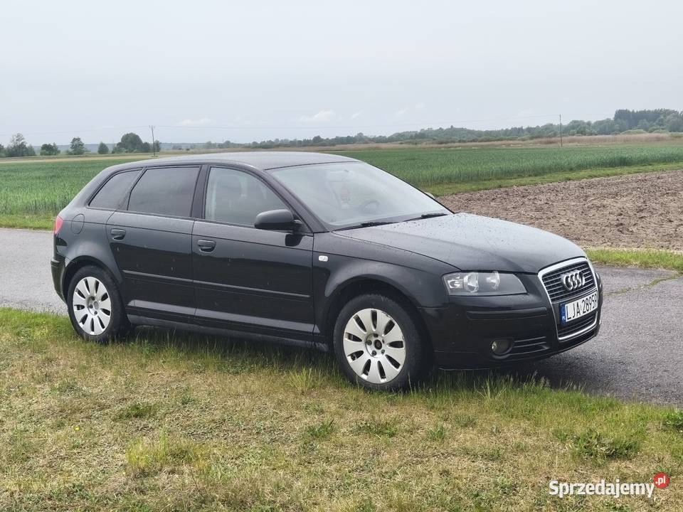 Audi A3 8P 20Tdi czarny lubelskie Dobryń-Kolonia sprzedam