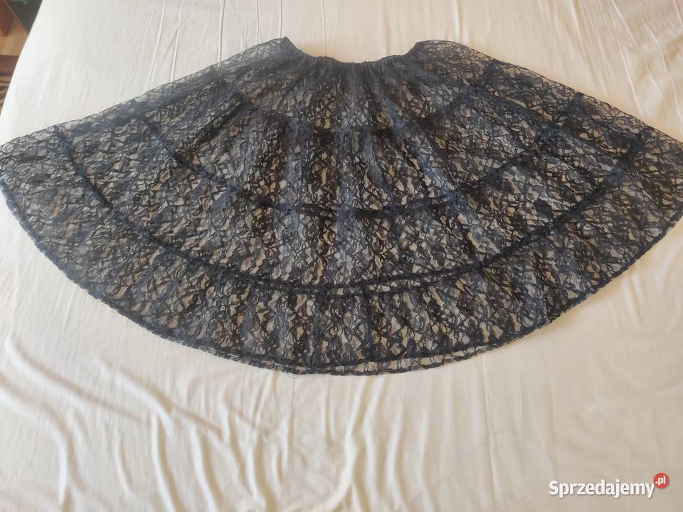 Spódniczka koronkowa czarna Myszków