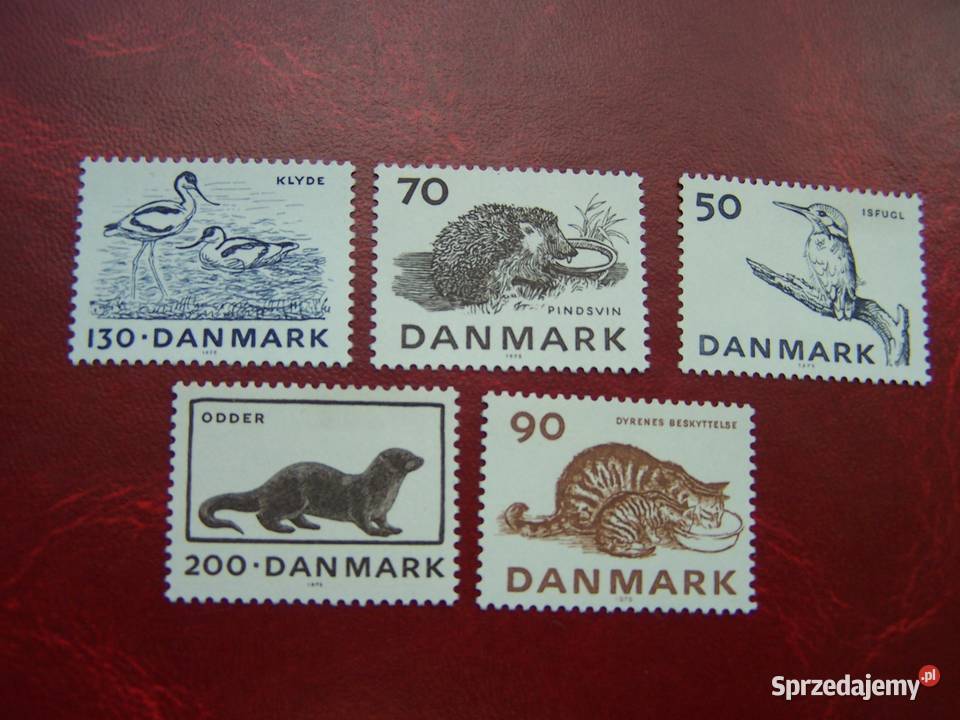 Dania 1975 MNH Mi 60206 Fauna Zwierzęta Tychy