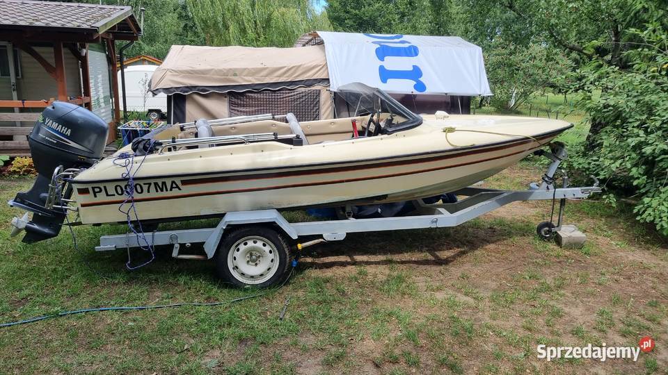 Motorówka 470 z przyczepą i silnikiem yamaha F50 Rawicz