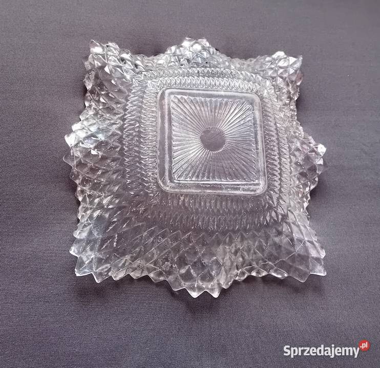 Paterka na słodycze Indiana Glass Depression Porcelana i szkło Koźminek
