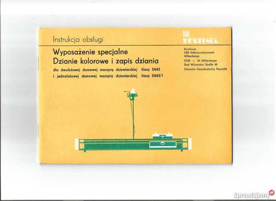 Instrukcja obsługi do maszyny VERITAS 360 Łódź