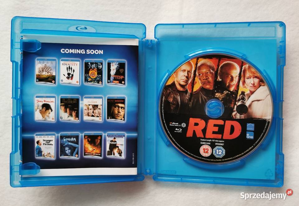 Red Bluray En 2010 Bruce Willis Blu-ray Wytrzyszczki