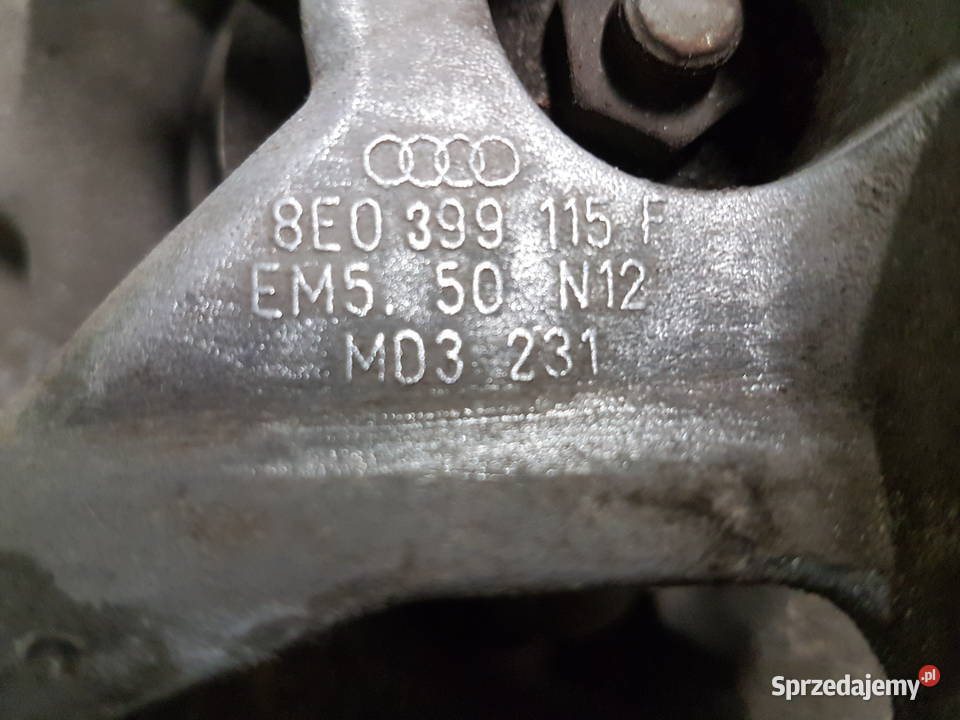 AUDI A4 B6 B7 20 TSI PODPORA SKRZYNI PODUSZKA wielkopolskie Turek