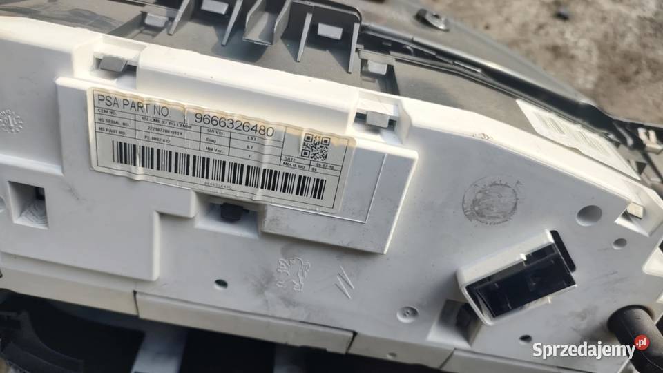 Licznik obudowa kratki nawiewu 9666326480 Książ Wielkopolski