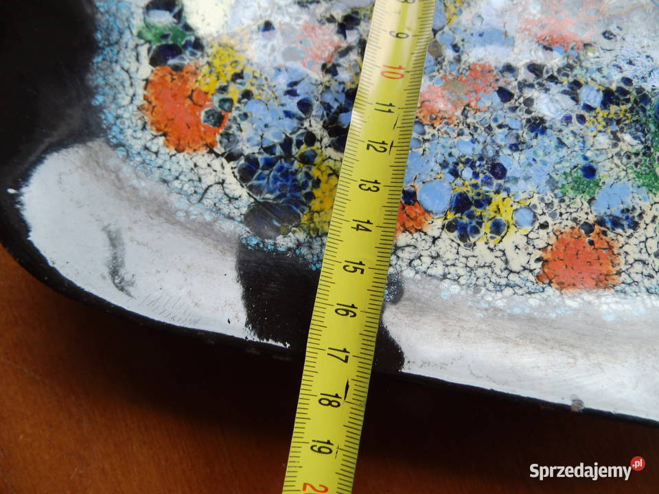 Patera Emalia Niemiecka Lata 60 te Ciekawy Radzewice