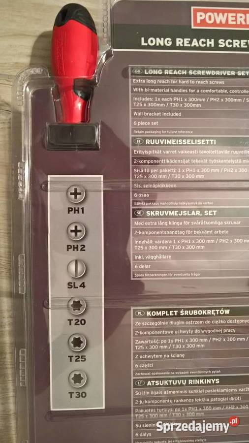 Długie śrubokręty Powerfix 6 sztuk Nowe Ręczne mazowieckie Warszawa