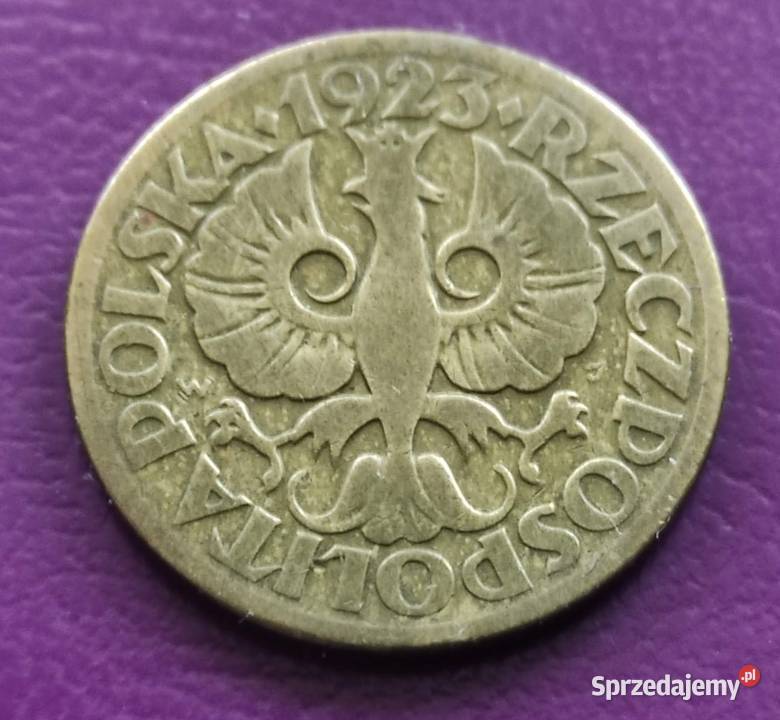 Moneta przedwojenna II RP 5 groszy 1923 Oryginał Numizmatyka Pruszków