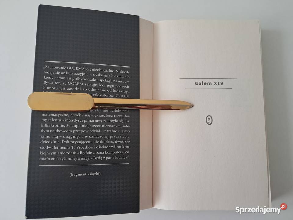 Książka Golem XIV S Lem do sprzedania Kraków