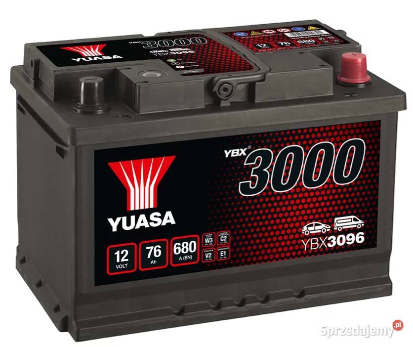 Akumulator Yuasa Standard 12V 76Ah 680A Prawy Akumulatory wielkopolskie Ostrów Wielkopolski