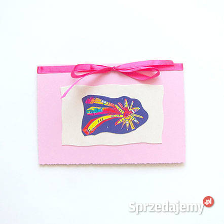 różowa kartka na Boże narodzenie gwiazda kartka Olsztyn