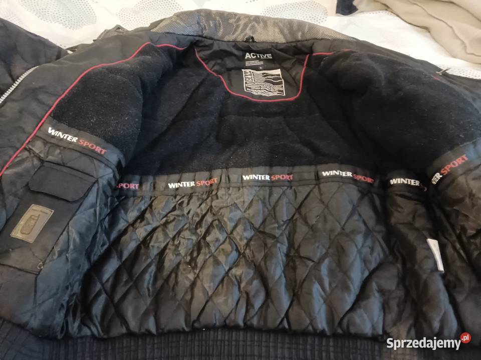 Kurtka męska zimowa ciepła dużo kieszeni XL Poznań