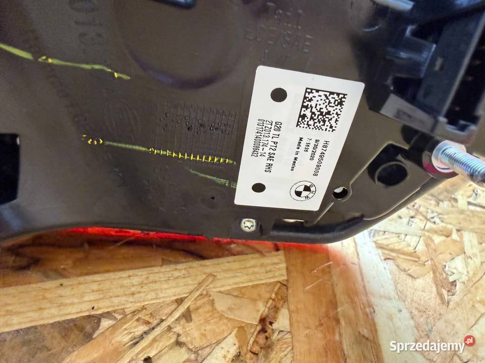 Lampy tył bmw g20 330xi 2021 oryginalne OEM USA Wolbrom