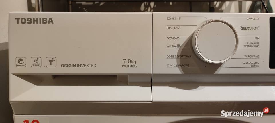 Pralka Toshiba Origin Inverter 7 TWBL80A2 w Rodaki