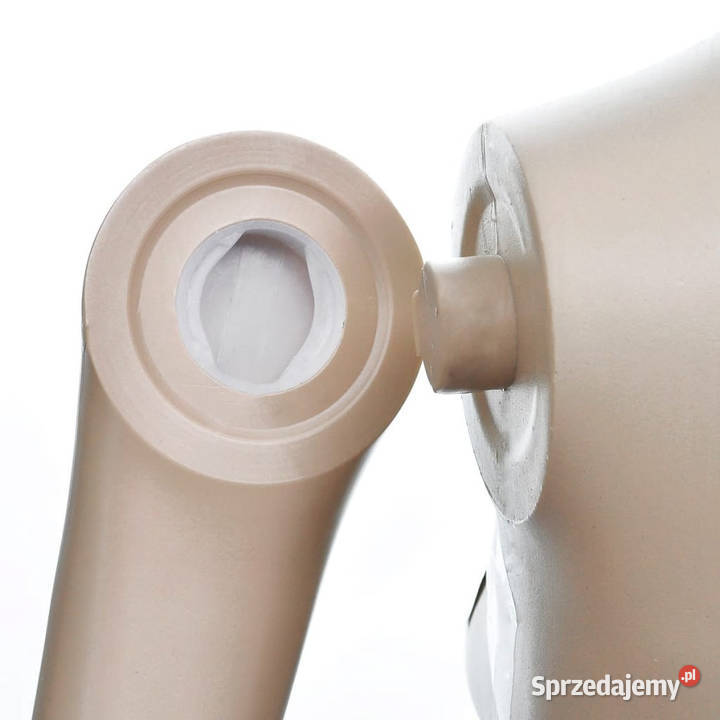 MANEKIN MĘSKI BEŻOWY 187 SZKLANA PODSTAWA sprzedam