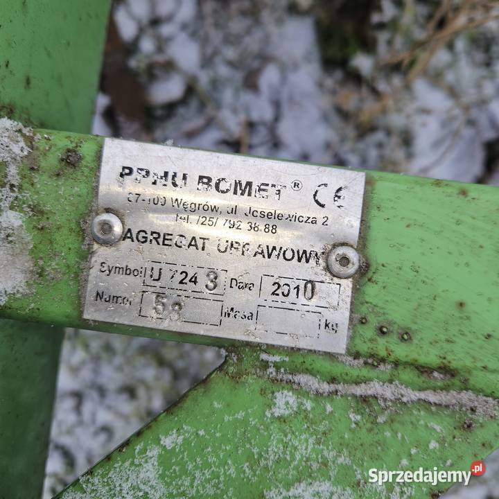 Agregat uprawowy Bomet 25m nieuszkodzony wielkopolskie Strzałków