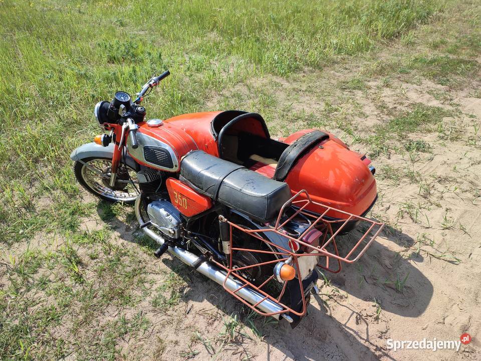 Jawa 634 z wózkiem velorex sajda panelka jawa iż Motocykle, skutery, quady Ostrołęka