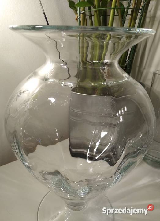 Duży Wazon Szklany Porcelana i szkło Gdańsk sprzedam