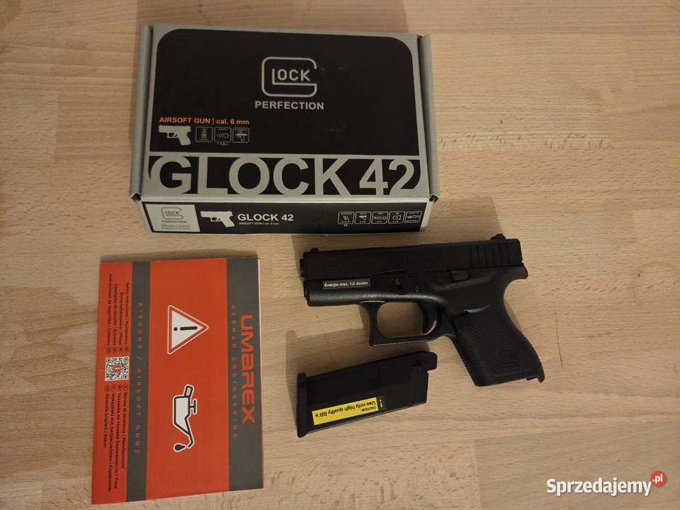 Pistolet GBB Glock 42 watość w sklepie 850zł