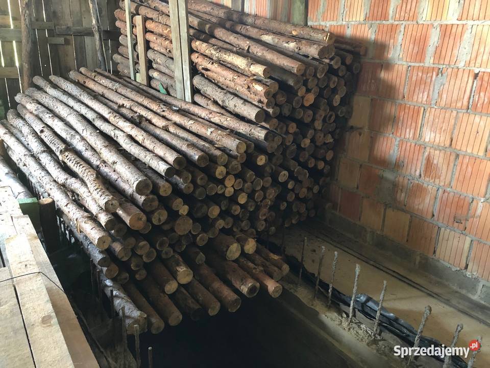 Sosnowe stemple stropowe słupki na ogrodzenie Materiały budowlane Budownictwo i akcesoria Warszawa