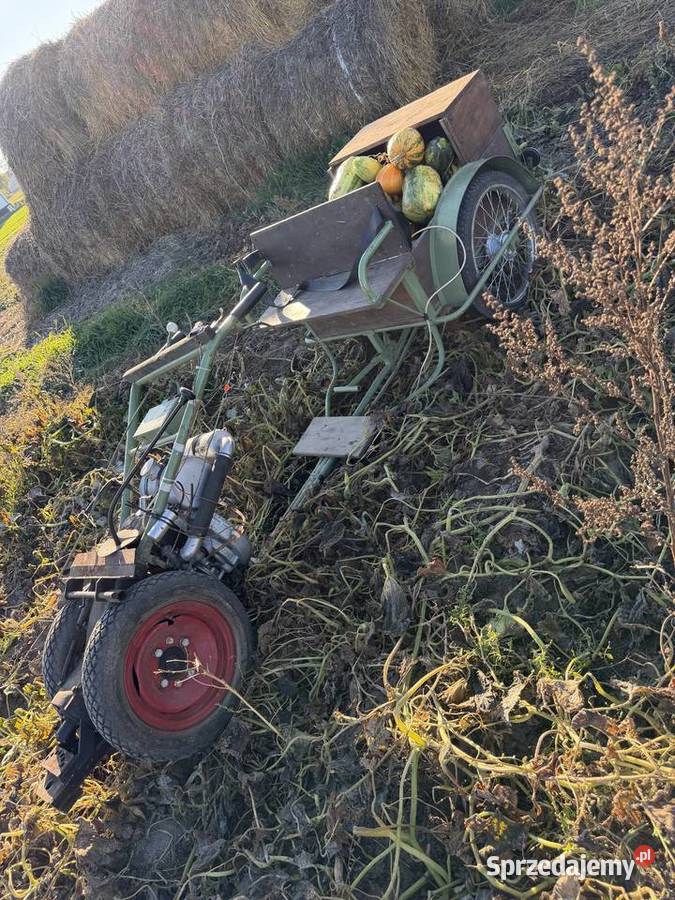 Irus ciągnik jednoosiowy przyczepka zestaw sprzedam
