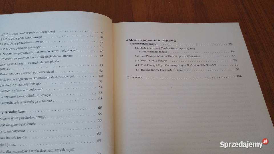 Neuropsychologia zarys problematyki Gabriela pomorskie Gdańsk sprzedam