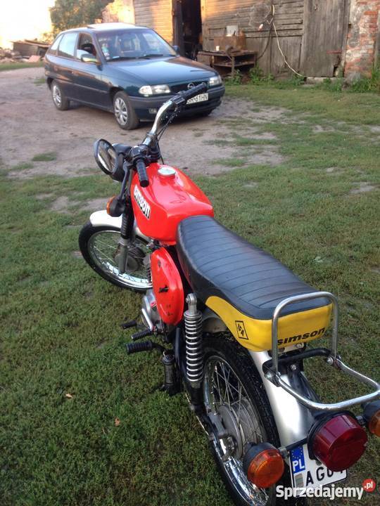 Simson s51 benzyna kujawsko-pomorskie Węgrowo