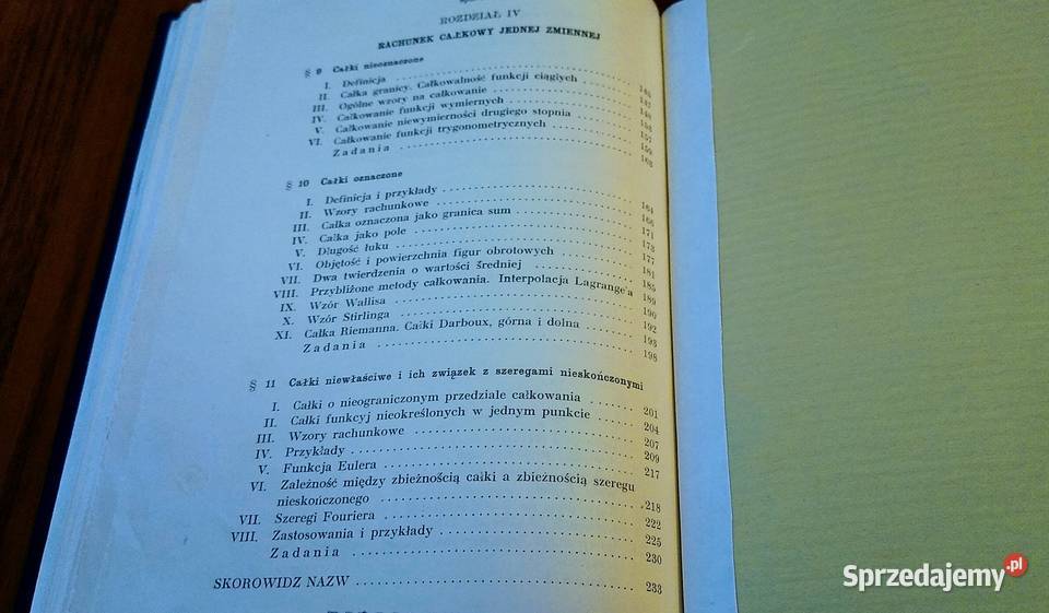Wykłady rachunku różniczkowego i całkowego 1 matematyka, statystyka Gdańsk