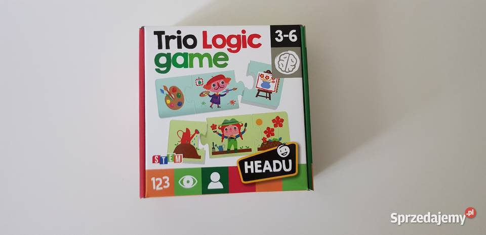 Trio logic game Headu układanka zawody puzzle Edukacyjne mazowieckie Warszawa