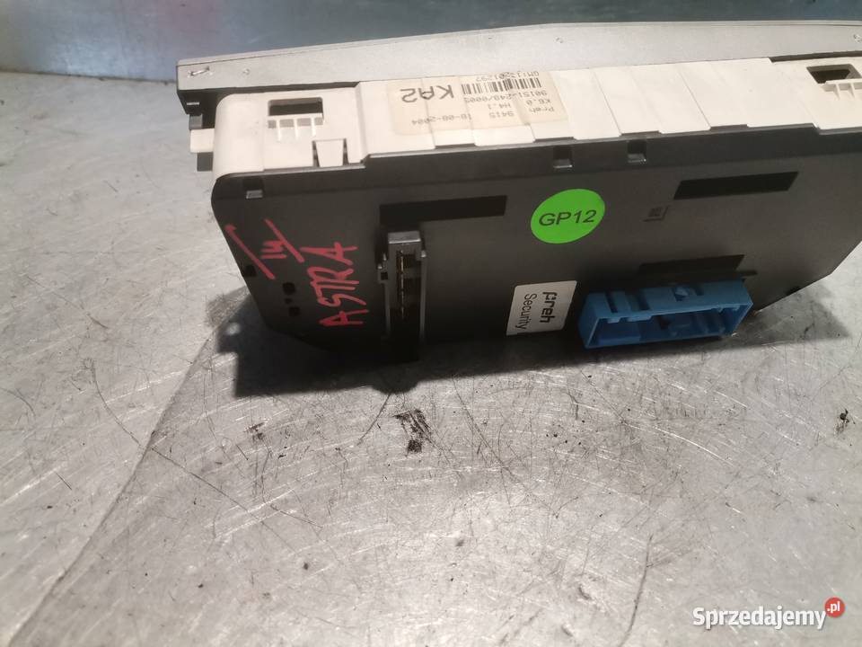 OPEL ASTRA H PANEL NAWIEWU KLIMATYZACJI 13201297 małopolskie Nowy Sącz