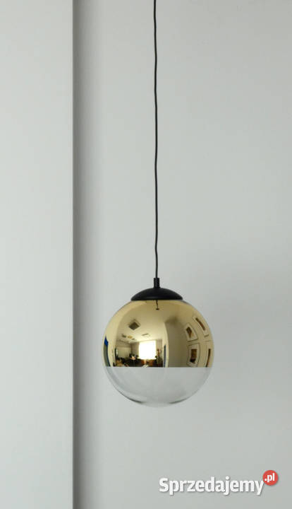 Złota szklana kula lampa wisząca GYNGE 30 Nowe