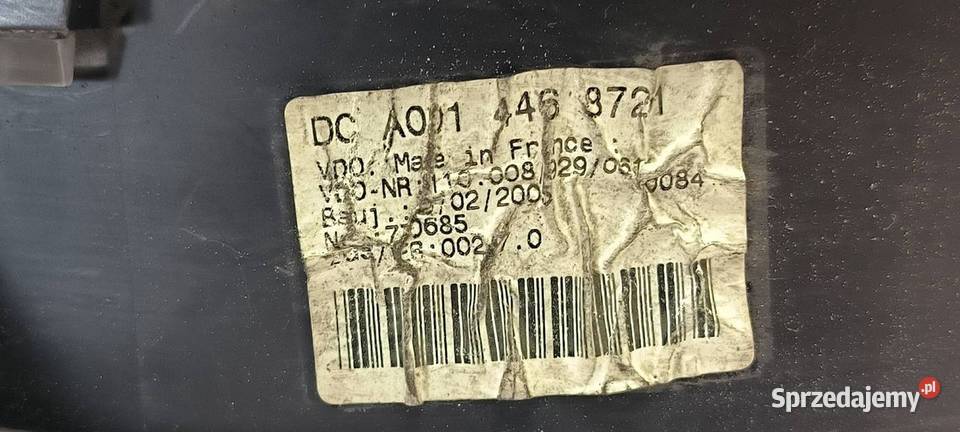 LICZNIK ZEGAR MERCEDES SPRINTER 904 Lipno